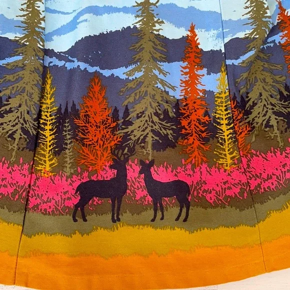 Genuine Kids Woodland Deer Night Sky Dress - Picture 2 of 6